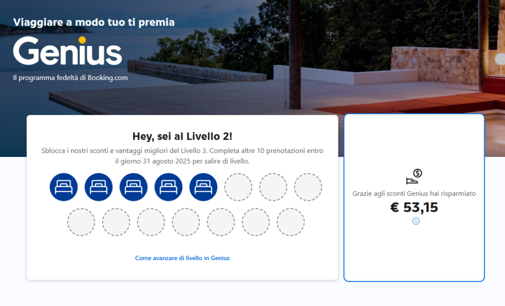 Livello 3 Genius su Booking: Come arrivarci velocemente